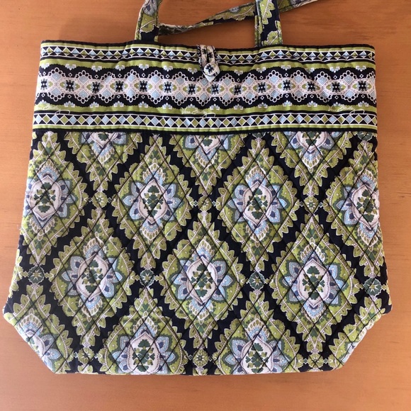 Vera Bradley Tote/Shoulder Bag - Cambridge Pattern - Picture 8 of 8